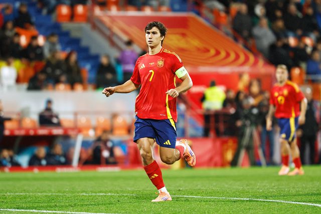 Gonzalo García, avançado do Real Madrid ao serviço da seleção espanhola sub-21