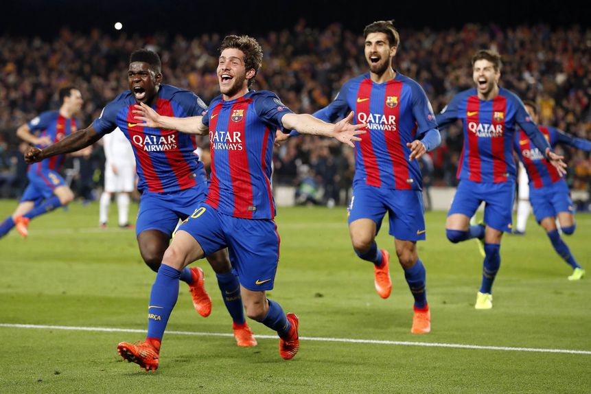 Barcelona venceu PSG por 6-1, em Camp Nou, depois de ter perdido por 0-4 na primeira mão. Foto: IMAGO
