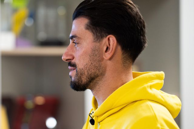 Pizzi em conversa franca e sem segredos com A BOLA. Foto: Breno Barison