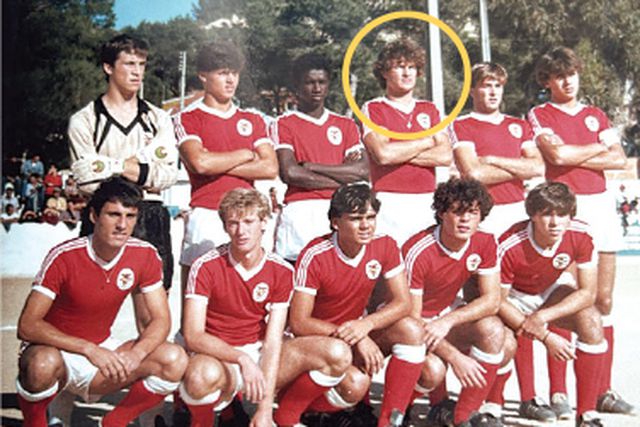 Paulo Navalho era um avançado rápido e possante e terminou a formação no Benfica (Foto DR)