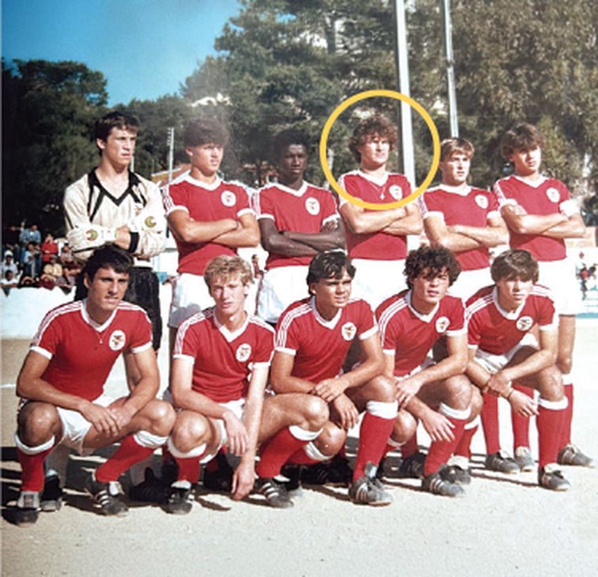 Paulo Navalho era um avançado rápido e possante e terminou a formação no Benfica (Foto DR)