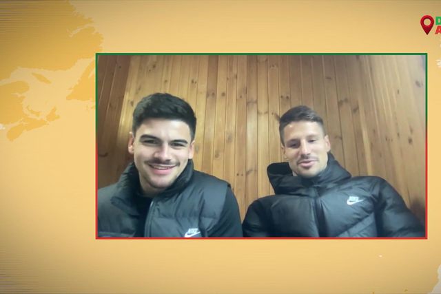 «No meu segundo treino, soaram os alarmes e comecei a olhar para o céu, assustado»