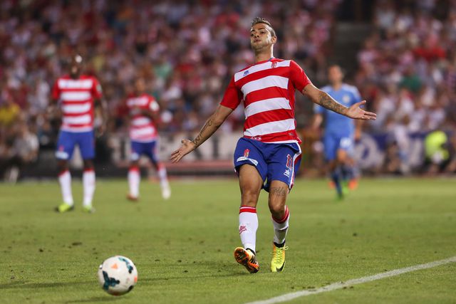 Dani Benítez nos tempos do Granada, em 2013