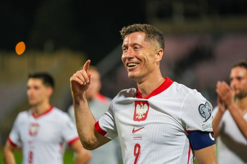 Robert Lewandowski, avançado e capitão da Polónia