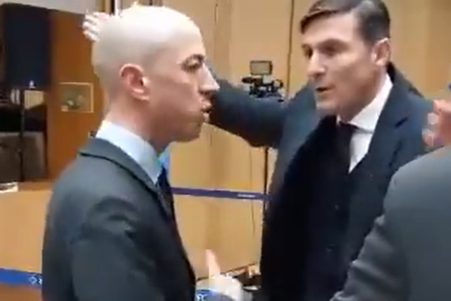 Zanetti barrado à entrada do sorteio da Liga dos Campeões