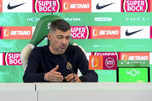 Conceição perdeu, mas viu o Sporting com mais dificuldades