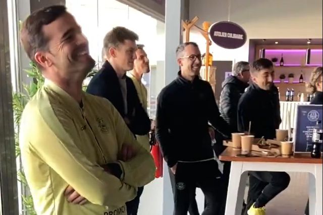 A reação do plantel do Toulouse ao calhar o Benfica no sorteio