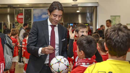 Loucura na chegada do Benfica à Madeira (fotogaleria)