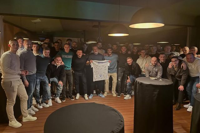 A caminho do Flamengo, José Boto tem festa de despedida na Croácia