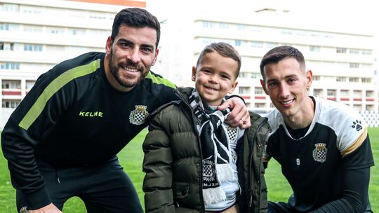 Boavista recebe o seu maior pequeno adepto (foto)