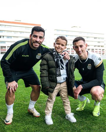 Boavista recebe o seu maior pequeno adepto (foto)