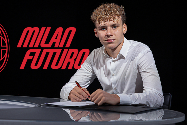 Vincent Ibrahimovic, filho de Zlatan (Foto: AC Milan)