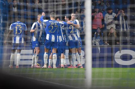 Festejos do FC Porto depois do golo de Froholdt - Foto: Rogério Ferreira / Kapta+