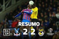 Crystal Palace é surpreendido pelo KuPS e vai ter de jogar o play-off