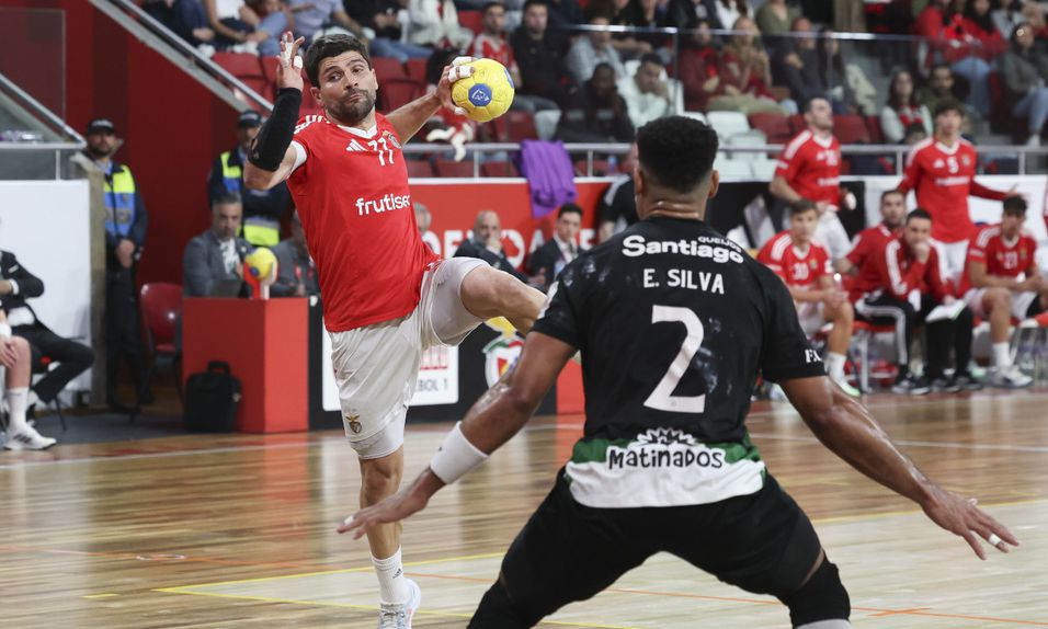 Bélone Moreira (Benfica) fez antevisão ao dérbi com o Sporting (foto SLB)