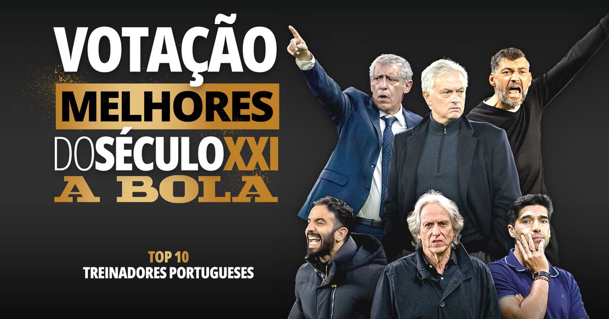 Vote nos melhores 10 treinadores portugueses