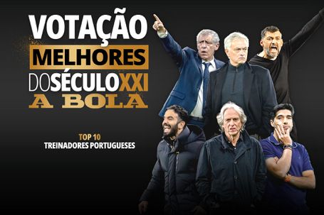 Vote nos melhores 10 treinadores portugueses
