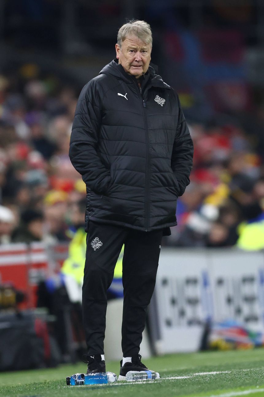 Age Hareide, aqui como selecionador islandês, em jogo da Liga das Nações