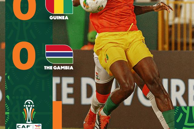 CAN: Guiné derrota Gâmbia pela margem mínima