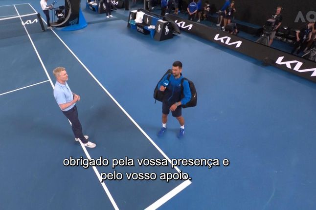 Djokovic recusa entrevista no fim do jogo