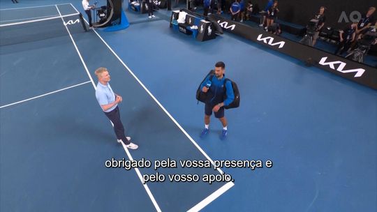 Djokovic recusa entrevista no fim do jogo