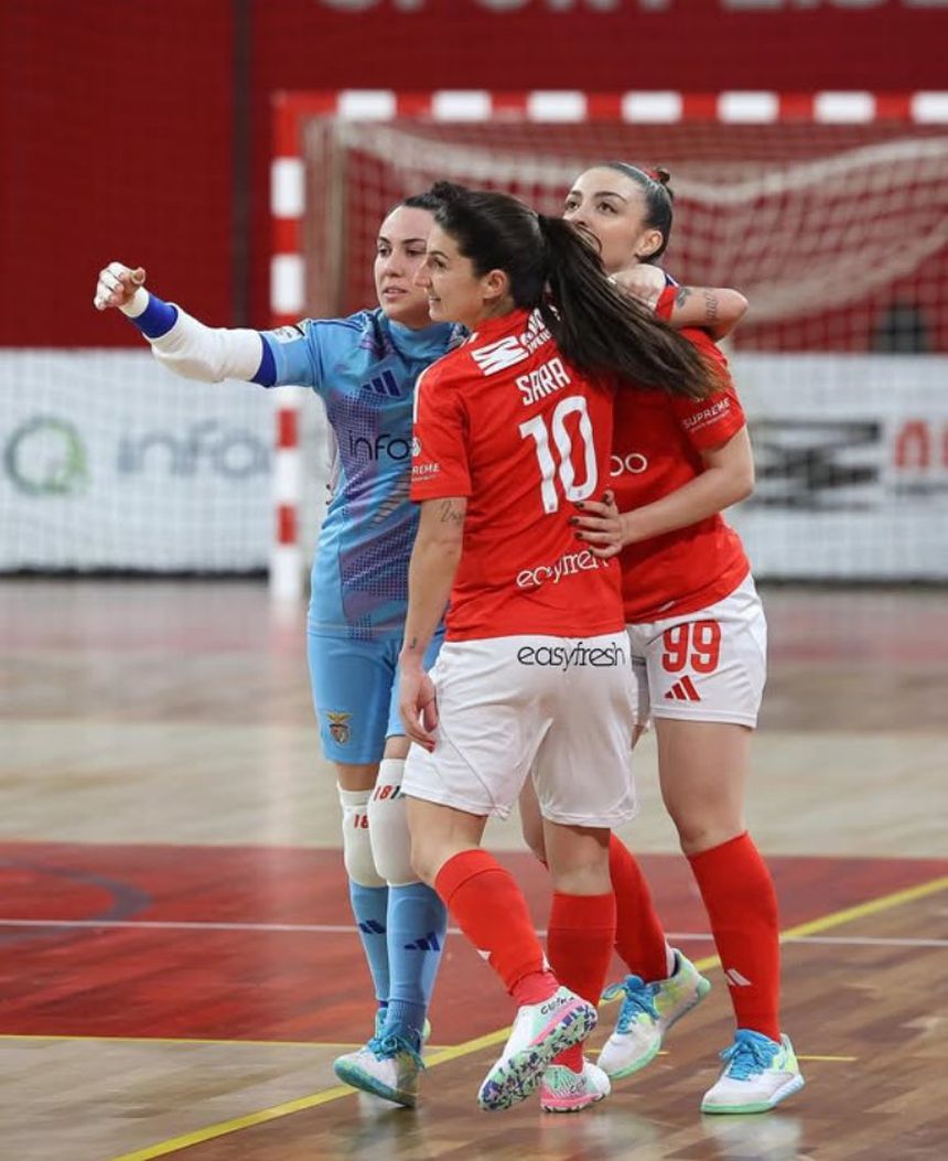 As águias voltaram a golear as leoas, uma semana depois (Benfica)