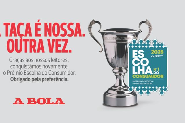 A BOLA vence prémio Escolha do Consumidor 2025