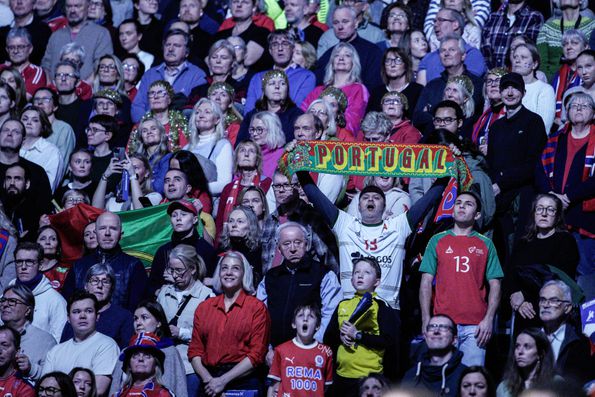 Adeptos de Portugal no Mundial de andebol