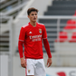 Tiago Cóser, central brasileiro do Benfica em jogo pelos sub-23 das águias.