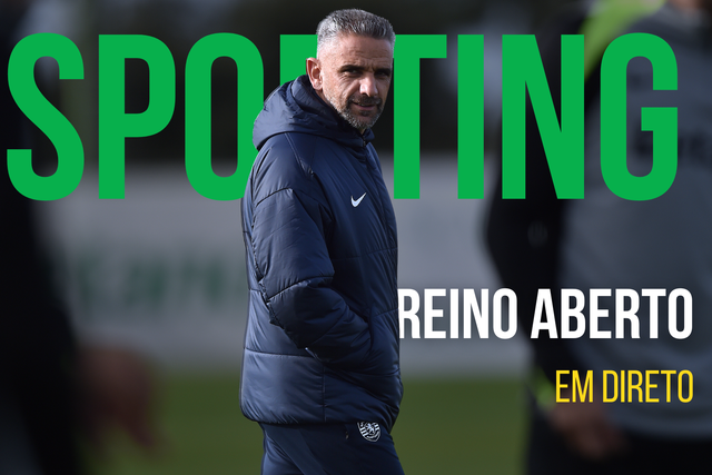 Direto: siga o treino do Sporting antes da receção ao PSG