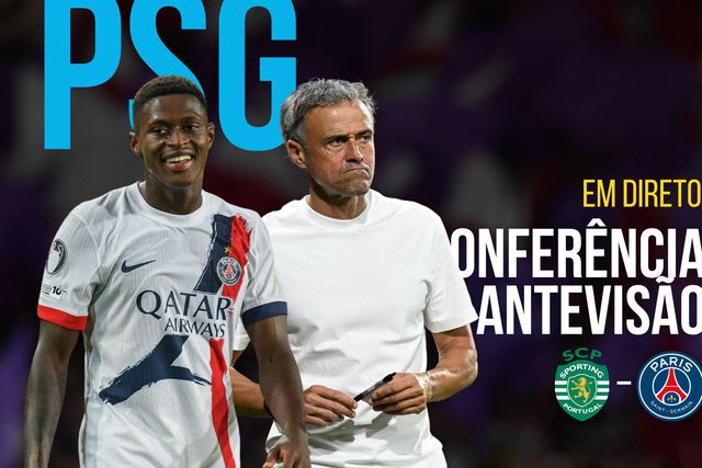 Direto: siga a conferência de Nuno Mendes e Luis Enrique