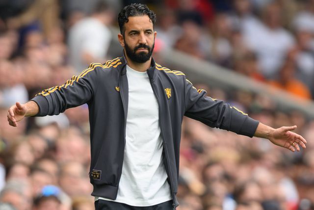 Ruben Amorim não foi feliz em Inglaterra e acabou despedido no Manchester United — Foto: IMAGO