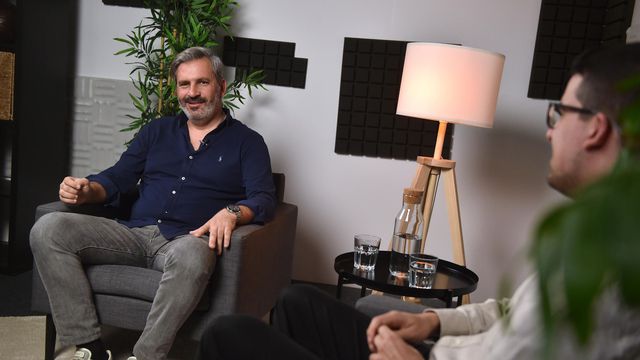 Tiago Zorro, treinador do Belenenses, falando com A BOLA (Foto: Miguel Nunes)