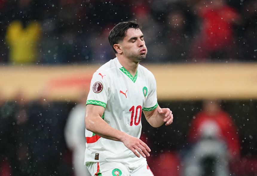 Brahim Díaz desperdiçou oportunidade de ouro para ficar na história de Marrocos... pela positiva