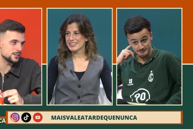 Mais Vale à Tarde Que Nunca, com Márcia Pacheco, Carolina João e Diogo Costa - 19/01/2026