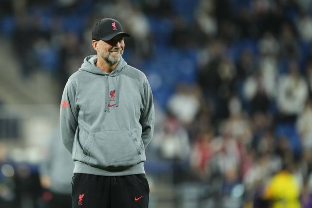 Jurgen Klopp durante jogo do Liverpool no Bernabéu