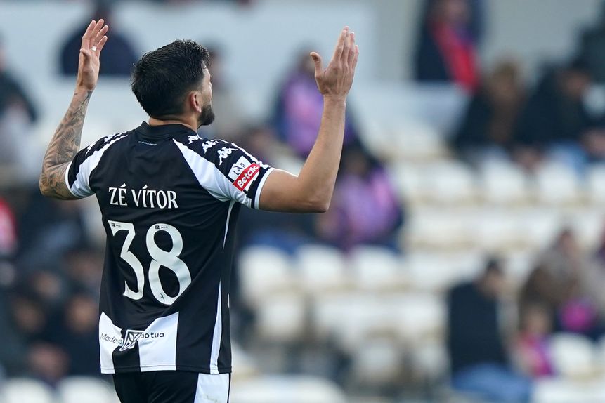 Zé Vítor já apontou quatro golos nesta temporada. -Foto: HUGO DELGADO/LUSA