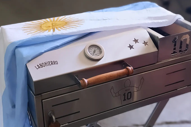 Messi encomendou grelhador e pedido tornou-se viral