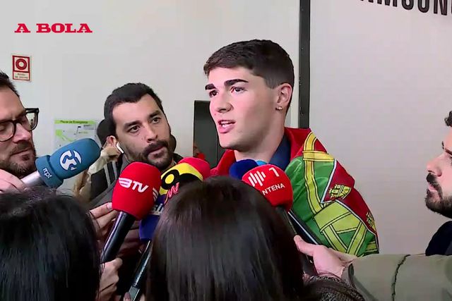 Diogo Ribeiro conta o que vai fazer às medalhas de ouro