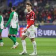 João Félix em ação na receção do Milan ao Feyenoord na UEFA Champions League