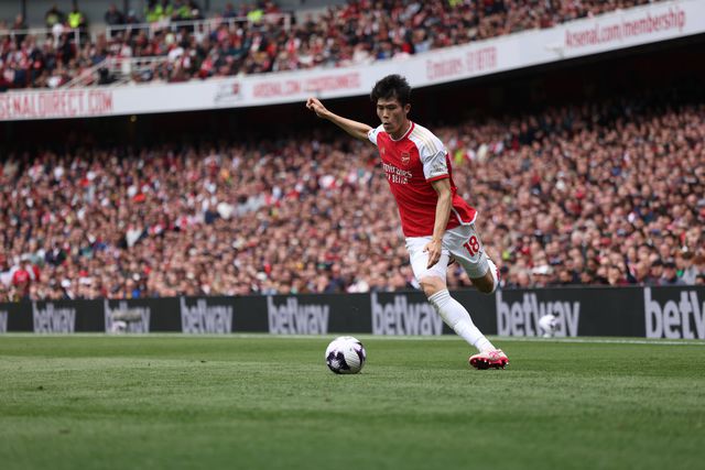 Takehiro Tomiyasu, jogador do Arsenal (Foto: IMAGO)