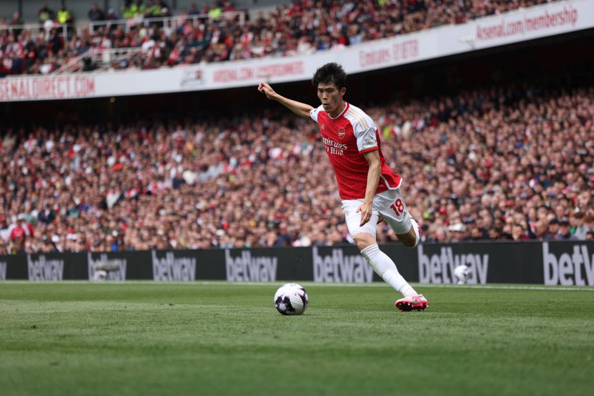 Takehiro Tomiyasu, jogador do Arsenal (Foto: IMAGO)