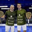 Os irmãos Deus, jogadores de padel