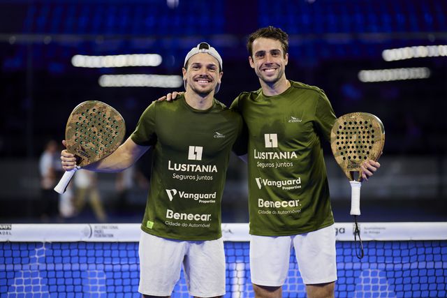 Os irmãos Deus, jogadores de padel