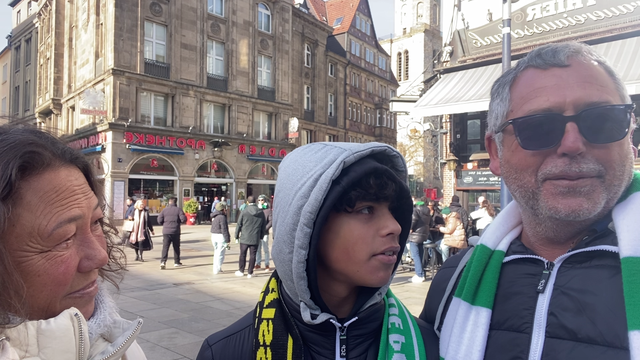 Adeptos do Sporting em Dortmund