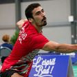 Bruno Carvalho, jogador de badminton. Fotografia FPB