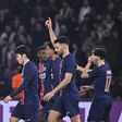 Gonçalo Ramos a festejar o seu golo pelo PSG frente ao Brest