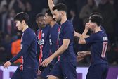 Gonçalo Ramos a festejar o seu golo pelo PSG frente ao Brest