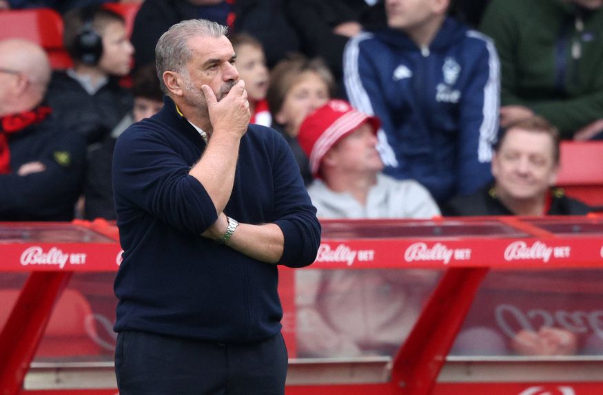 Ange Postecoglou não venceu nenhum dos oito jogos como treinador do Nottingham Forest