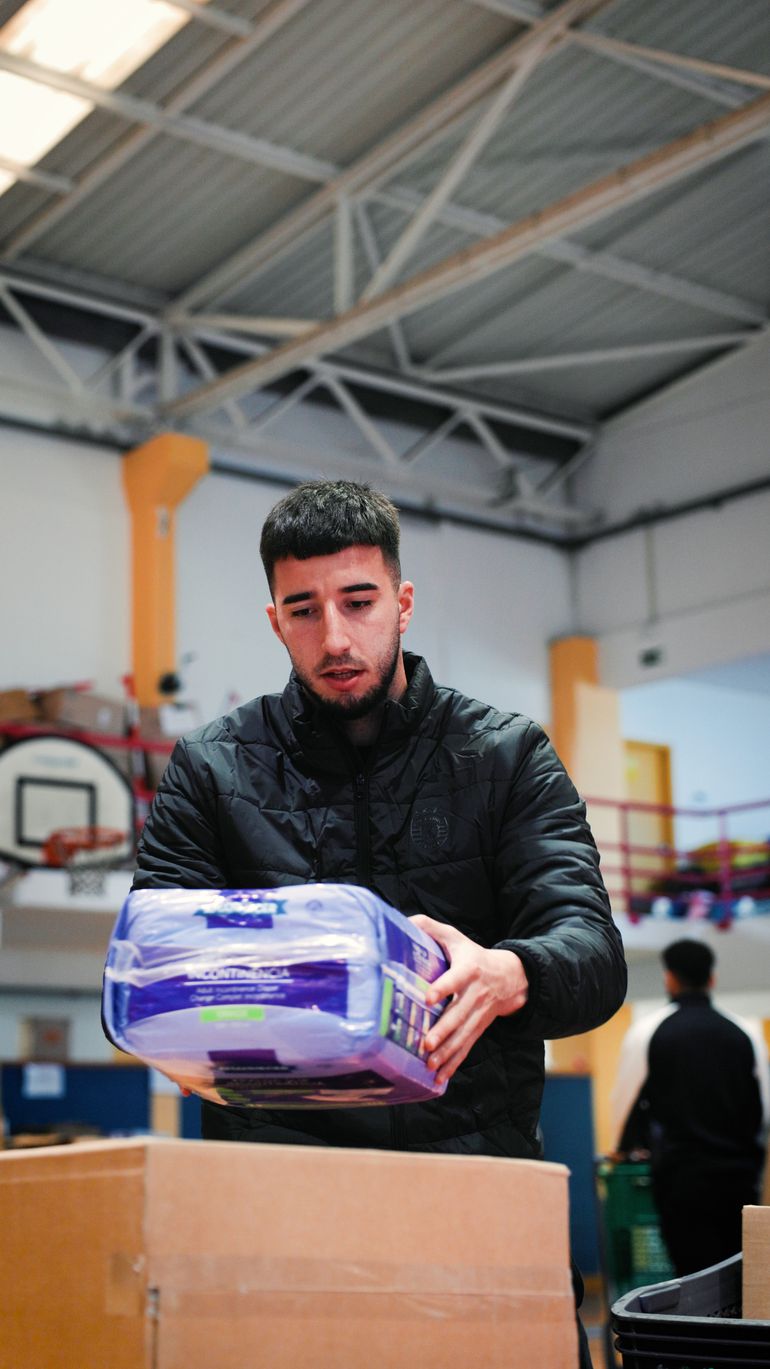 Central empenhado na sua missão - Foto: Sporting CP